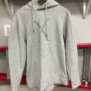 Express Gray Hoodie with Logo